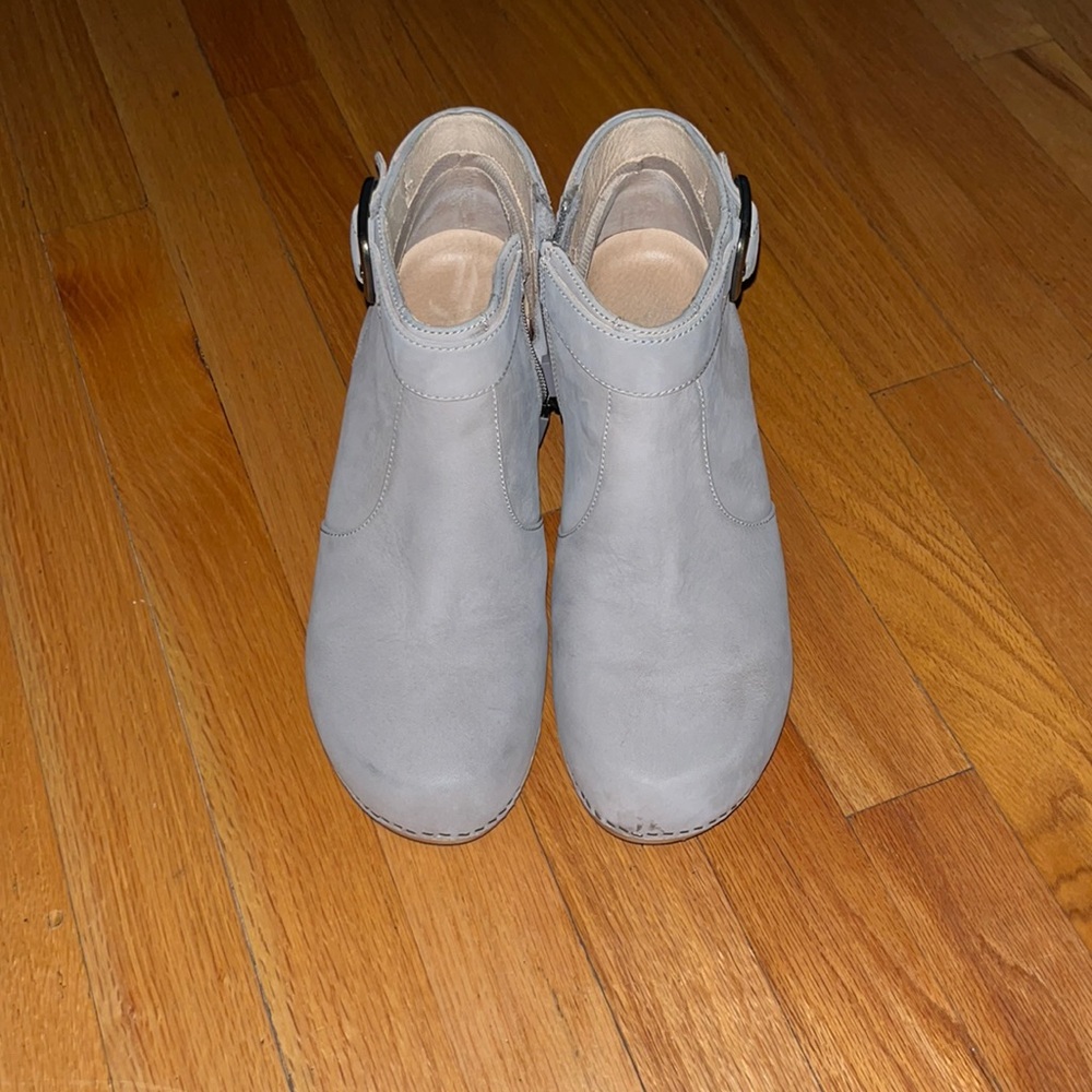 Dansko suede booties